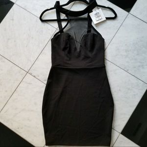black LF mini dress